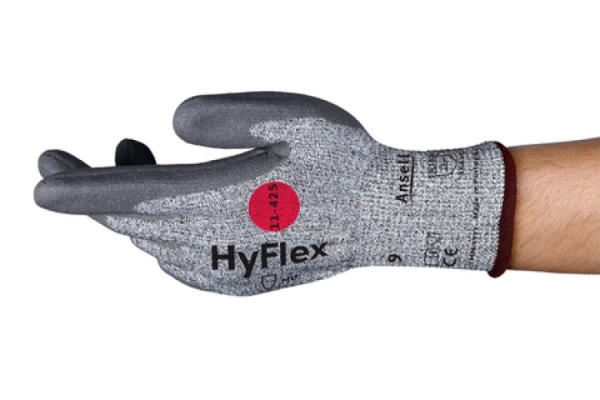 ANSELL-ARBEITSHANDSCHUHE, HYFLEX, 11-425, grau/weiss