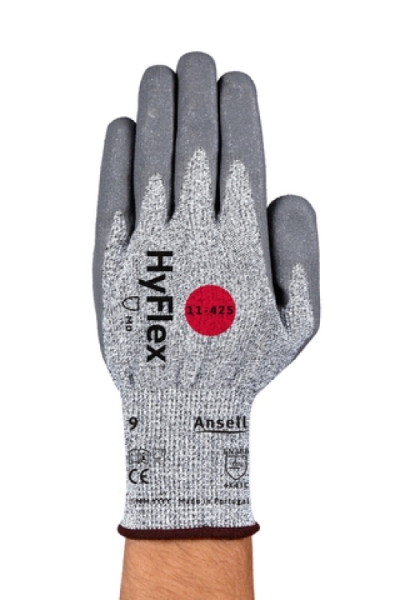 ANSELL-ARBEITSHANDSCHUHE, HYFLEX, 11-425, grau/weiss