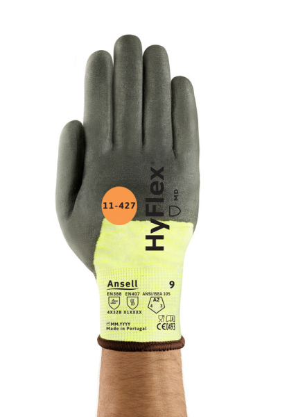 ANSELL-ARBEITSHANDSCHUHE, HYFLEX, 11-427, grau