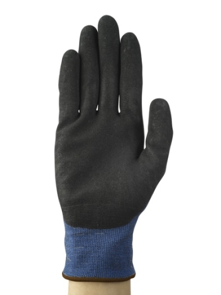 ANSELL-ARBEITSHANDSCHUHE, HYFLEX, 11-528, blau/schwarz
