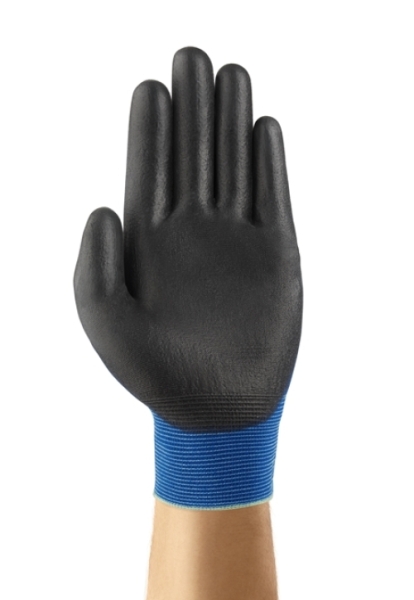 ANSELL-ARBEITSHANDSCHUHE, HYFLEX, 11-618, hellblau/schwarz
