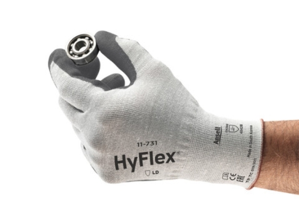 ANSELL-ARBEITSHANDSCHUHE, HYFLEX, 11-731, grau