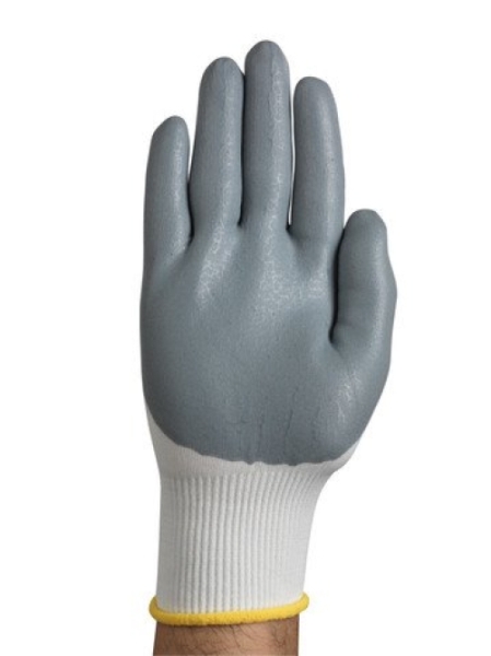ANSELL-Nitril-Mehrzweck-Arbeits-Handschuhe, Hyflex, Wei�/Grau