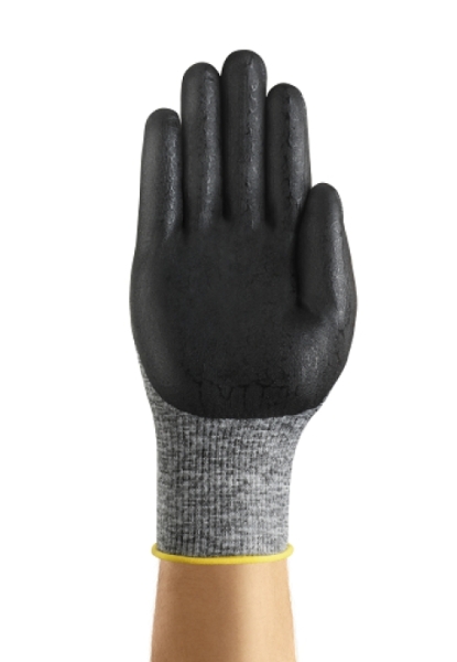 ANSELL-ARBEITSHANDSCHUHE, HYFLEX, 11-801, grau/schwarz