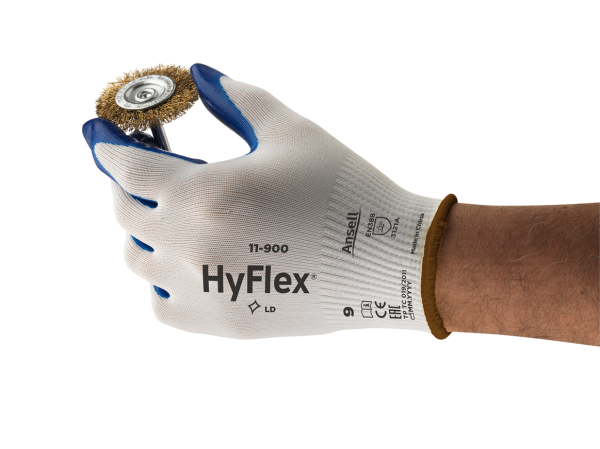 ANSELL-ARBEITSHANDSCHUHE, HYFLEX, 11-900, weiss/blau