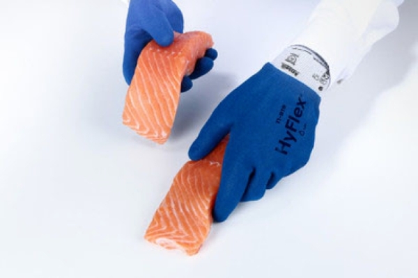 ANSELL-ARBEITSHANDSCHUHE, HYFLEX, 11-919, blau/weiss