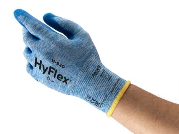 ANSELL-ARBEITSHANDSCHUHE, HYFLEX, 11-920, blau