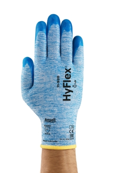 ANSELL-ARBEITSHANDSCHUHE, HYFLEX, 11-920, blau