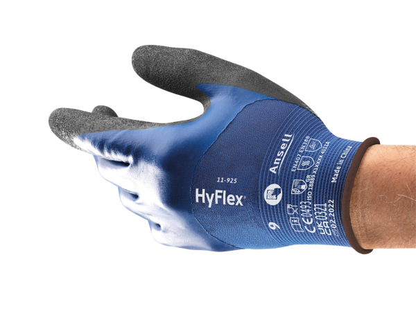 ANSELL-ARBEITSHANDSCHUHE, HYFLEX, 11-925, blau