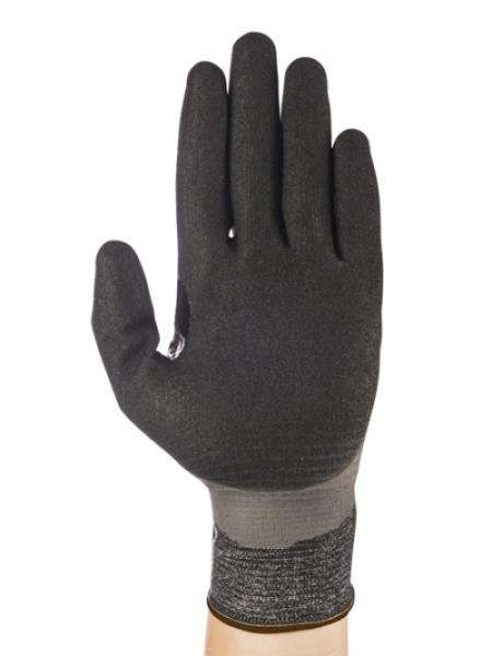ANSELL-ARBEITSHANDSCHUHE, HYFLEX, 11-939, grau/schwarz