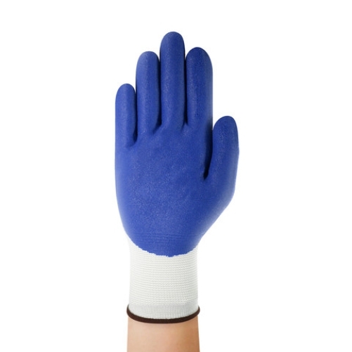 ANSELL-ARBEITSHANDSCHUHE, HYFLEX, 11-953, L�nge: 220-260 mm, blau auf wei�