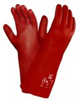 ANSELL-CHEMIEKALIENSCHUTZHANDSCHUHE, PVA, 15-554, rot