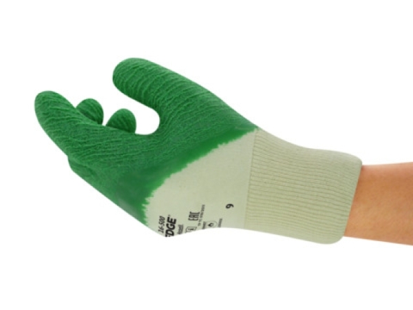 ANSELL-LATEX-ARBEITSHANDSCHUHE, EDGE, 16-500, gr�n