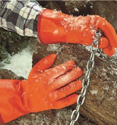 ANSELL-WINTER-HANDSCHUHE, POLAR GRIP, 23-700, signalorange