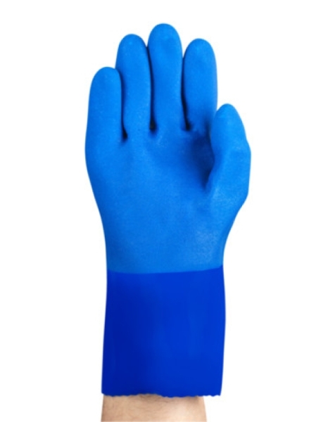 ANSELL-PVC-ARBEITSHANDSCHUHE, VERSATOUCH, 23-200, blau