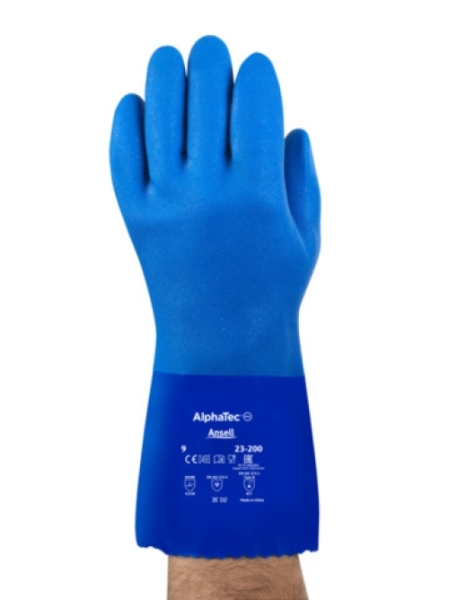 ANSELL-PVC-ARBEITSHANDSCHUHE, VERSATOUCH, 23-200, blau