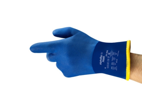 ANSELL-PVC-ARBEITSHANDSCHUHE, VERSATOUCH, 23-202, blau