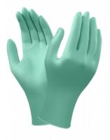 ANSELL-Hand-Schutz, Einweg-Neopren-Untersuchungs-Einmal-Handschuhe, NEO TOUCH, 25-101, hellgrün