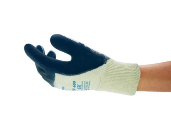 ANSELL-NITRIL-HANDSCHUHE, HYCRON, 27-600, blau