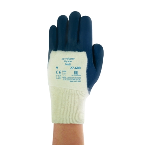 ANSELL-NITRIL-HANDSCHUHE, HYCRON, 27-600, blau