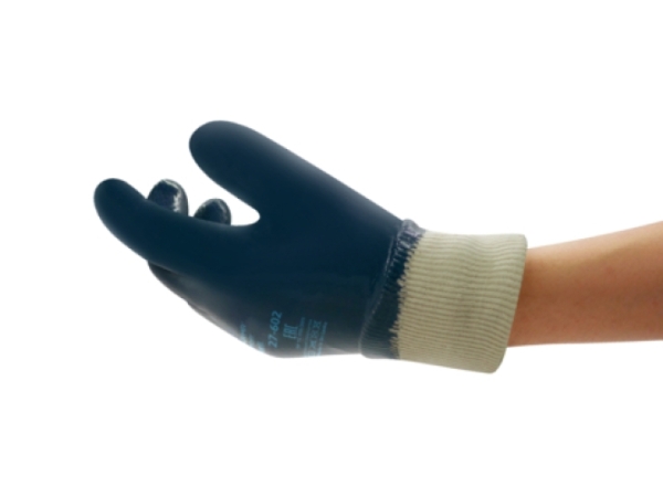 ANSELL-NITRIL-HANDSCHUHE, HYCRON, 27-602, blau