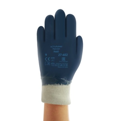 ANSELL-NITRIL-HANDSCHUHE, HYCRON, 27-602, blau