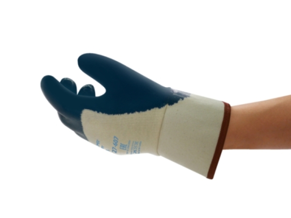 ANSELL-NITRIL-HANDSCHUHE, HYCRON, 27-607, blau