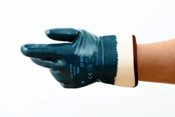 ANSELL-NITRIL-HANDSCHUHE, HYCRON, 27-805, blau