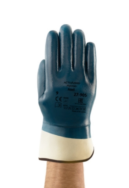 ANSELL-NITRIL-HANDSCHUHE, HYCRON, 27-905, blau