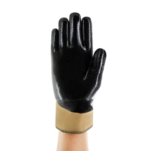 ANSELL-NITRIL-HANDSCHUHE, NITRASAFE, 28-329, gelb/schwarz