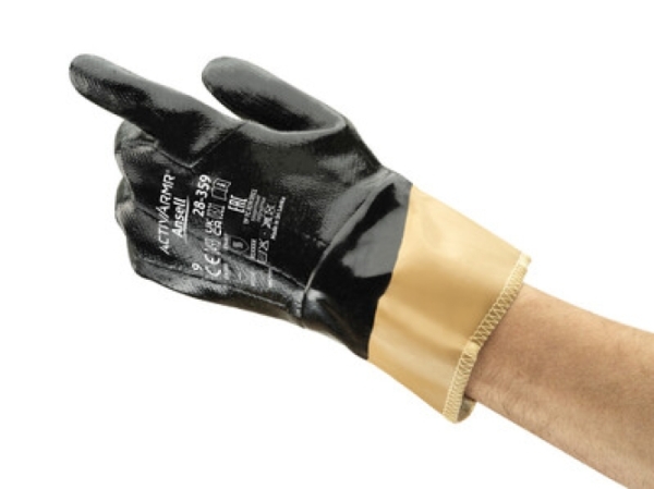 ANSELL-NITRIL-HANDSCHUHE, NITRASAFE, 28-359, schwarz