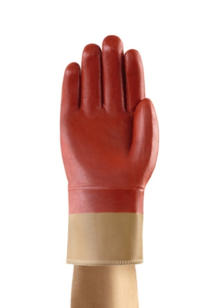 ANSELL-NITRIL-HANDSCHUHE, NITRASAFE, 28-360, rotbraun