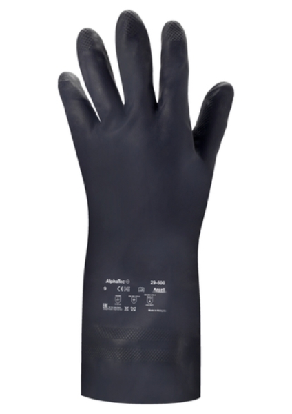 ANSELL-NEOPREN-HANDSCHUHE, NEOTOP, 29-500, schwarz