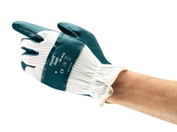 ANSELL-ARBEITSHANDSCHUHE, HYNIT, 32-815, blau/weiss
