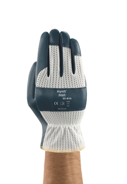 ANSELL-ARBEITSHANDSCHUHE, HYNIT, 32-815, blau/weiss