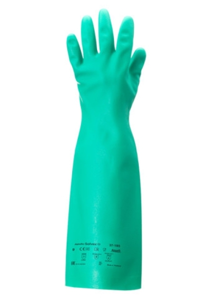 ANSELL-NITRIL-HANDSCHUHE, SOLVEX, 37-185, grün