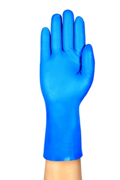 ANSELL-Nitrilhandschuh AlphaTec, 37-310, NBR-Material, Silikon- und Latexfrei, 12 Paar pro Beutel, 12 Beutel im Karton, blau