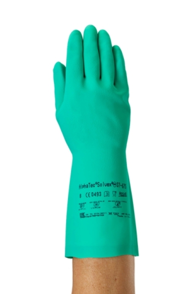ANSELL-NITRIL-HANDSCHUHE, SOL-VEX, 37-675, gr�n