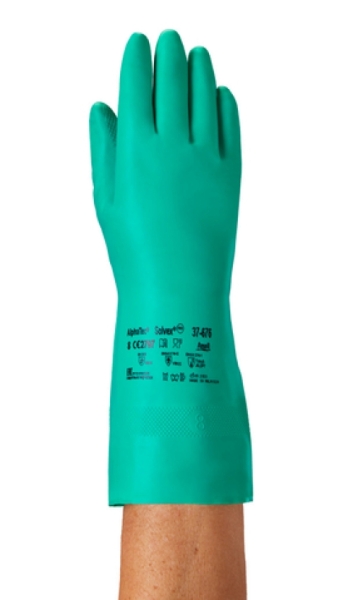 ANSELL-NITRIL-HANDSCHUHE, SOLVEX, 37-676, gr�n