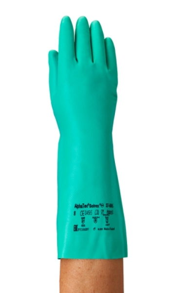 ANSELL-NITRIL-HANDSCHUHE, SOLVEX, 37-695, gr�n