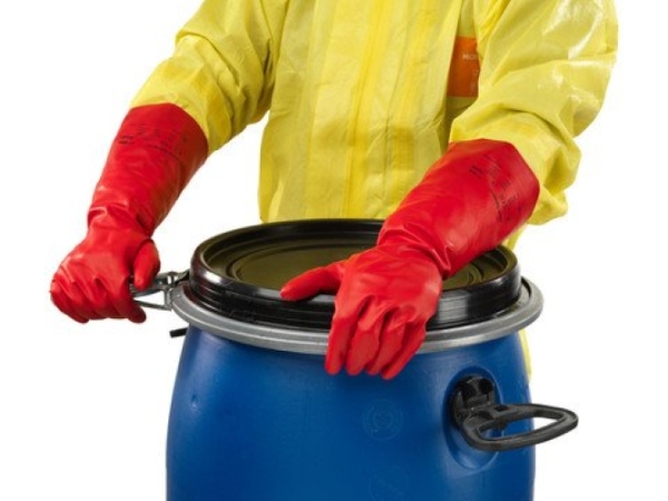 ANSELL-NITRIL-HANDSCHUHE, SOLVEX, 37-900, rot