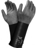 ANSELL-Chemikalien-Schutz-Arbeits-Handschuhe, Chemtek, 38-514, Schwarz