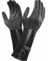 ANSELL-Chemikalien-Schutz-Arbeits-Handschuhe, Chemtek, 38-520, Schwarz