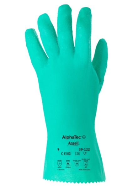 ANSELL-CHEMIKALIENSCHUTZ-HANDSCHUHE, SOL-KNIT, 39-122, gr�n