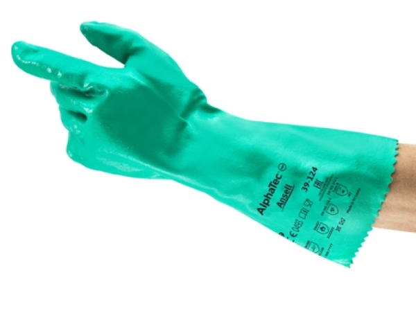 ANSELL-CHEMIKALIENSCHUTZ-HANDSCHUHE, SOL-KNIT, 39-124, grün