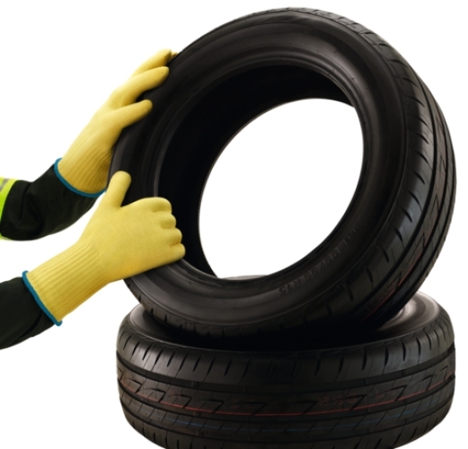 ANSELL-HITZESCHUTZ--Arbeits-Handschuhe, MERCURY, 43-113, gelb