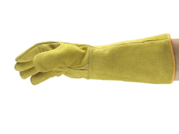 ANSELL-RINDSPALTLEDER-HANDSCHUHE, WORKGUARD, 43-216, gelb