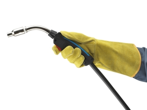 ANSELL-RINDSPALTLEDER-HANDSCHUHE, WORKGUARD, 43-216, gelb