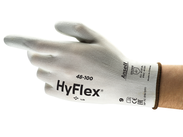 ANSELL-MEHRZWECK-HANDSCHUHE, HYFLEX, 48-100, weiss