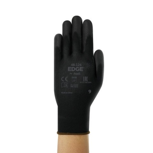 ANSELL-ARBEITSHANDSCHUHE, EDGE, 48-126, schwarz